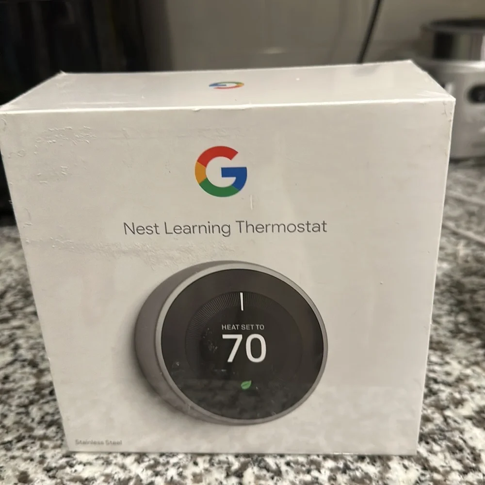 Google Learning Thermostat & Google Battery Video Doorbell